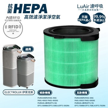 適用伊萊克斯 抗菌複合式Pure A9系列 PA91-406 / PA91-606 濾芯 濾網 HEPA 濾呼吸