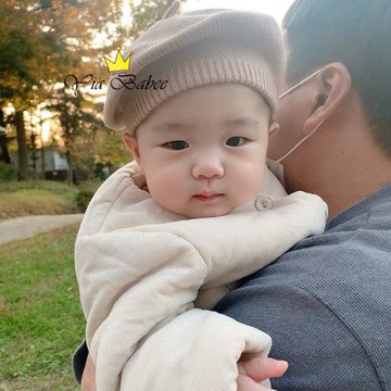 秋冬新款日系超萌針織保暖中性貝雷帽百搭畫家帽兒童純色毛線帽子