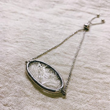 海棠 l 鑲嵌玻璃手鍊