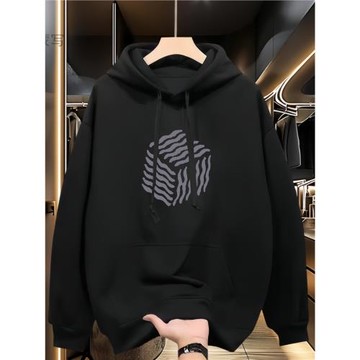 美式連帽衛衣男春秋季休閑潮牌青少年套頭上衣服寬松潮流帥氣外套