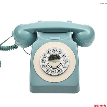 [新] 桌面有線電話 80 年代復古風格電話台 Landli