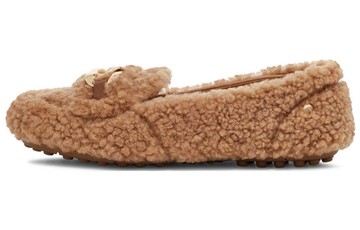 WMNS UGG SLIPON COMFORTABLE LOAFERS BROWN