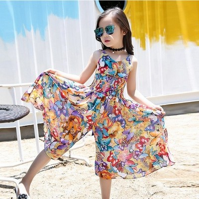 子供服 オーバーオール パンツ 女の子 可愛い ビーチ サロペット 花柄 連体ビーチ ズボン ロングパンツ 散歩 レジャー 海外旅行子供服 通販 Lineポイント最大get Lineショッピング