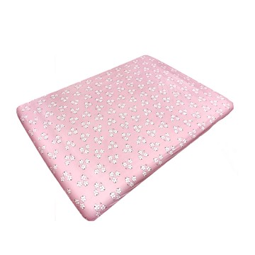 LUMIKENKa 露米 印花床包 L/粉紅花園 精梳棉 台灣製