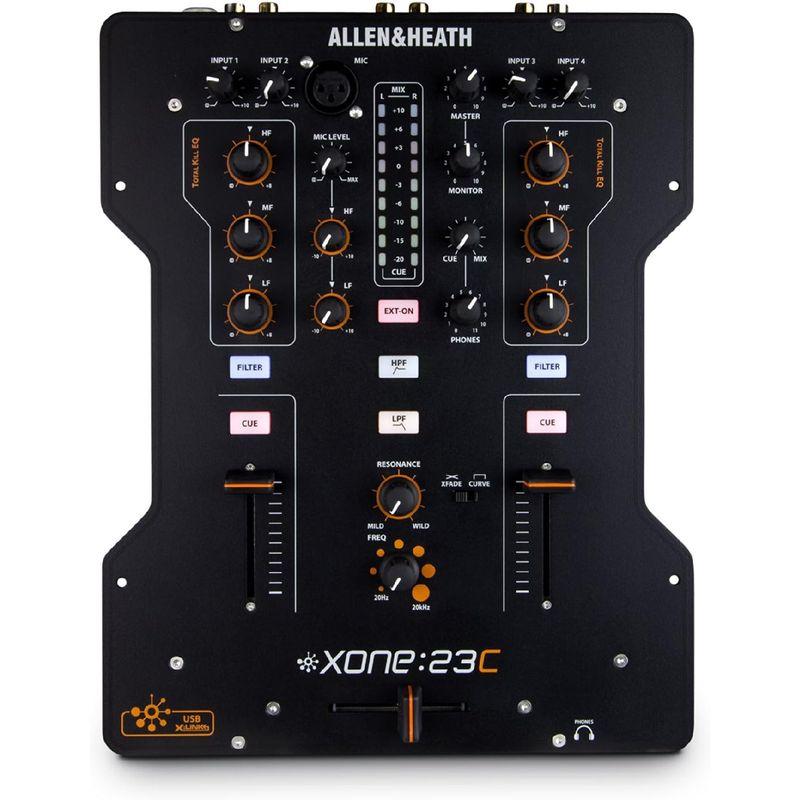 Allen  Heath ステレオ2イン2アウト サウンドカード搭載 DJミキサー XONE 23C