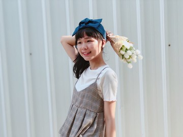 驕傲的小公主 孔雀藍 扭結寬版髮帶 ggoomstudio
