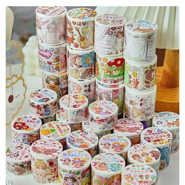 ❤NANI❤*紙膠帶六折清倉*【分裝】維吉娜 洋娃娃系列分裝膠帶和紙膠帶可愛膠帶鹽系膠帶