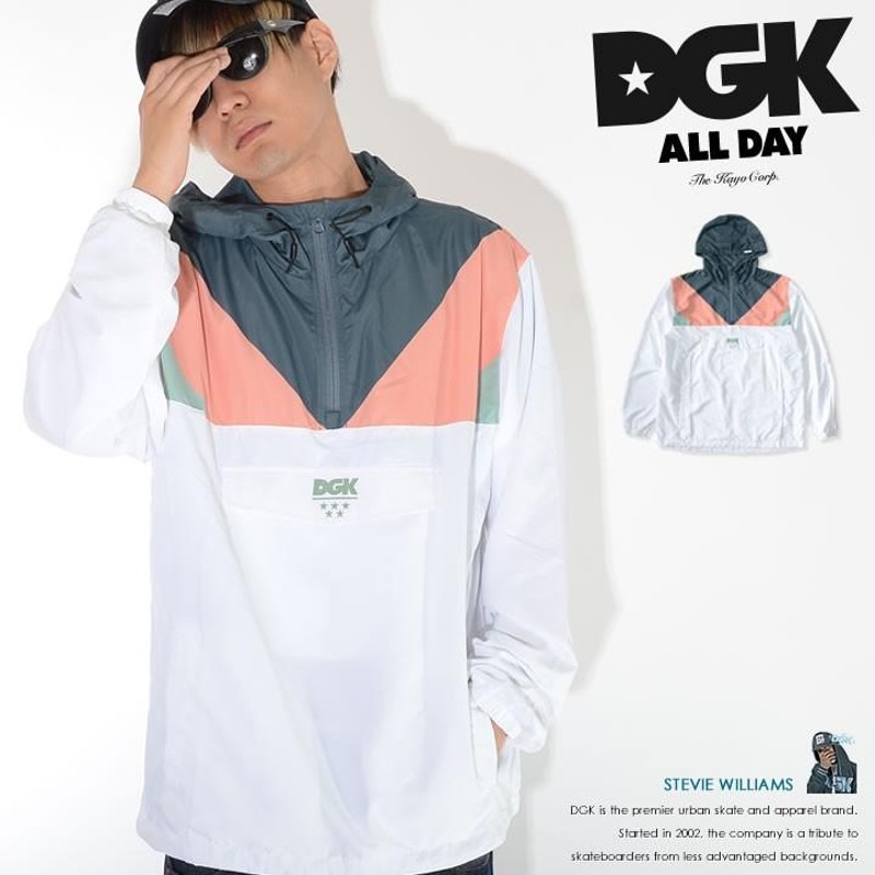 DGK ディージーケー ナイロンジャケット アノラックパーカー Vライン