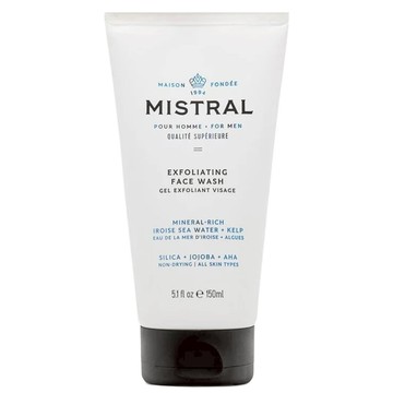 MISTRAL BODY 溫和去角質洗面膠 海洋雪松味 含礦物、海藻、AHA 適合所有膚質  150ml  1條
