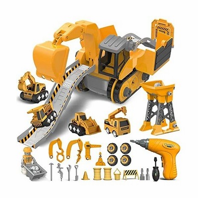 Corper Toys 建設車両 工事車両 組み立て式 工事現場 ショベルカー 働く車 はたらく車 おもちゃ 作業車両 ミニカーセット 電気 通販 Lineポイント最大get Lineショッピング