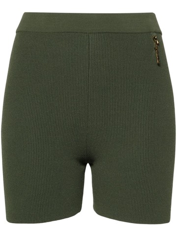 Jacquemus - Le Short Pralu knitted shorts - women - Viscose/Polyamide/Polyester - 40 - Green
