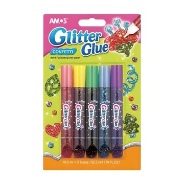 AMOS 阿摩司 金絲膠 10.5ml x 5 支  1組  五色