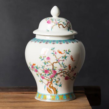 陶瓷茶葉罐密封罐空罐家用茶葉盒中式存茶罐儲存罐普洱茶將軍罐