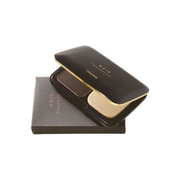 日本Chandelle白髮遮瑕粉餅-深棕色