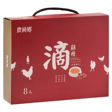 農純鄉 紅棗枸杞滴雞精禮盒  8包  50ml  1盒