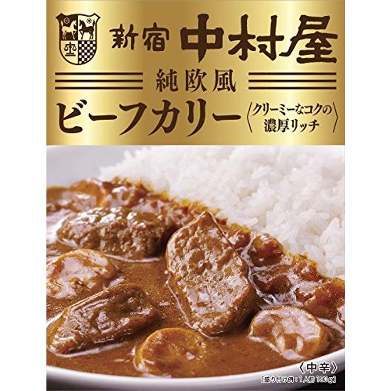 新宿中村屋 純欧風ビーフカリークリーミーなコクの濃厚リッチ 180g