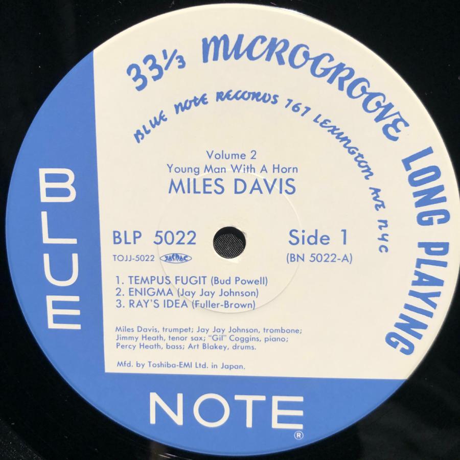 Miles Davis   Vol. 10inch BLUE NOTE・TOSHIBA-EMI