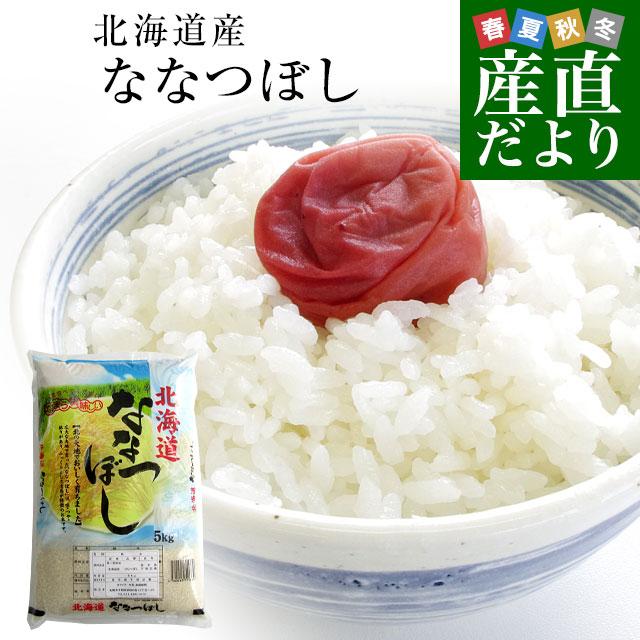 令和5年産 北海道産 ＜新米＞ ななつぼし 5キロ 送料無料 お米 北海道米