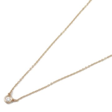 Tiffany & Co 蒂芬妮 18K玫瑰金 鑽石 By The Yard 項鍊 【二手名牌BRAND OFF】