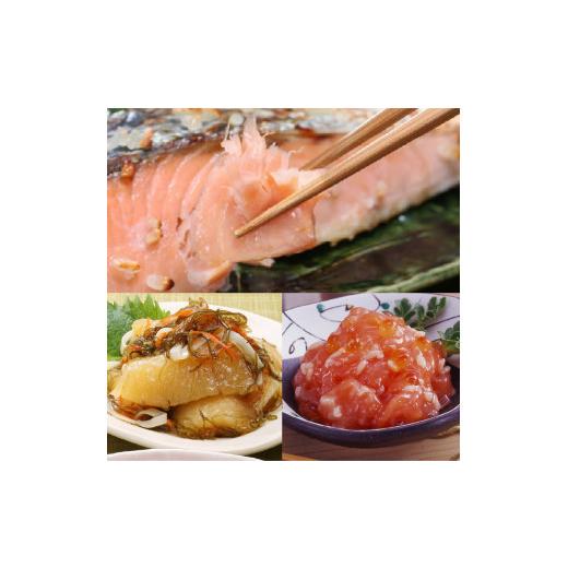 ふるさと納税 北海道 石狩市 16-049 北海道鮭切身2種・生珍味2種詰合せ