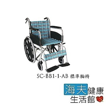 輪昇 特製推車 未滅菌 海夫健康生活館 輪昇 通用型 輪椅_SC-BB1-1-AB