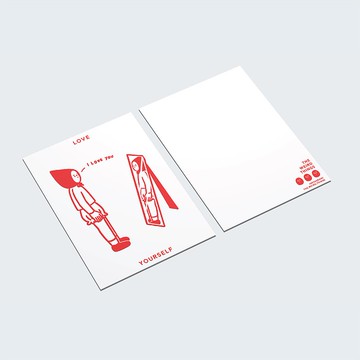 LOVE YOURSELF 明信片