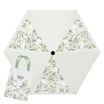 【插畫家聯名】wwiinngg清新綠意設計抗UV自動傘