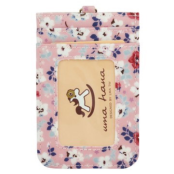 uma hana 防水卡套加鍊 桃樂絲印花  7.5 x 0.1 x 11.5cm  粉紅色