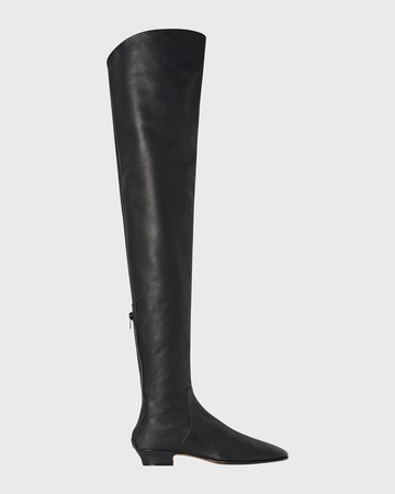 Awar Leather Over-The-Knee Boots