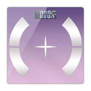 MTK 鋼化玻璃超薄藍牙體重計A1 紫色