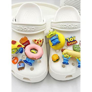 適配卡駱馳Crocs洞洞鞋配飾 三眼仔鞋花套裝 總動員可愛搞怪裝飾