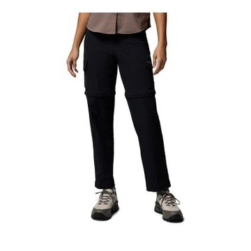Columbia 哥倫比亞 女款-超防曬UPF50快排長褲-Silver Ridge Elite Convertible Pant-黑色(UAK51900BK/KS)