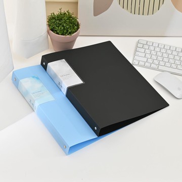 PP布紋夾4孔-A4（兩色任選）