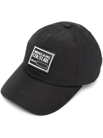 Versace Jeans Couture - logo-embroidered cap - men - Polyamide - One Size - Black