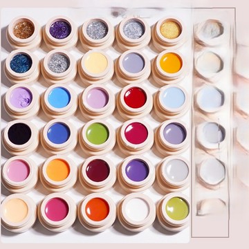 🔥台灣現貨24H秒出🔥固態彩繪奶油膠 美甲彩膠 彩繪膠 固態凝膠 上色膠 美甲材料 DIY美甲 凝膠指甲 彩色凝膠 光療
