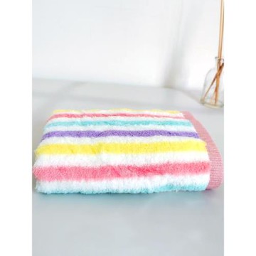 內野無捻紗方格繡花面巾純棉毛巾全棉洗臉巾藍色吸水綠色黃色