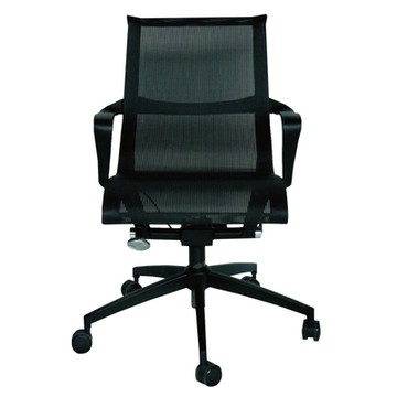 文創集 廣澤高剛流線型網布主管椅/辦公椅(二色可選＋一體成型技術＋微傾彈力後仰＆坐墊高度調整)-59x64x88-98cm免組