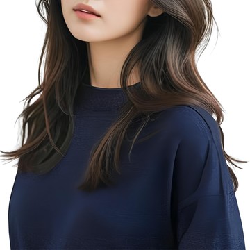 Meet Warm 單向導濕保暖發熱衣 女立領 2件 SGS認證  L  寶藍色