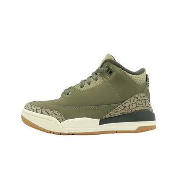 Nike 休閒鞋 Air Jordan 3 Retro PS 中童 AJ3 軍綠 喬丹