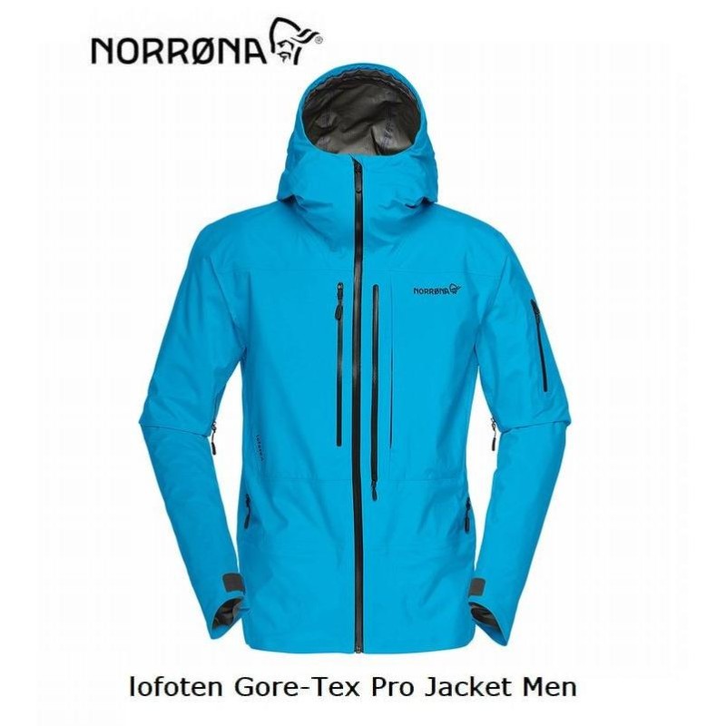 ノローナ NORRONA lofoten Gore-Tex Pro Jacket Men Blue Moon メンズ 