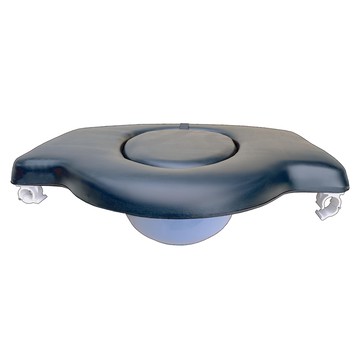 感恩使者 洗澡便盆軟坐墊 助行器配件 黑色  53 x 42 x 18cm  1個