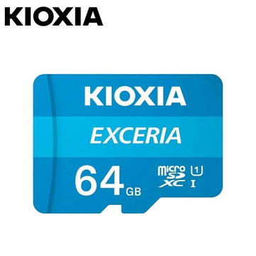 【KIOXIA 鎧俠】64GB MicroSDXC U1 A1 記憶卡｜附轉卡【三井3C】