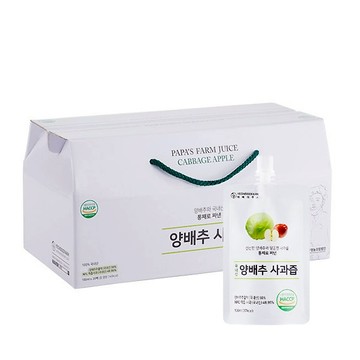 【韓國YEONDOOFARM妍杜農場】NFC高麗菜/蘋果汁 (100ml盒裝20入)