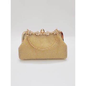 高端宴會鑲鉆手拿包2022新款名媛晚會包旗袍專用包婚宴禮服手提包