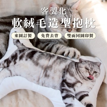 【免運】可印 來圖定做 客製抱枕 寵物抱枕 似顏繪 照片客製化 靠枕 抱枕 訂製抱枕 免費去背 情人節禮物