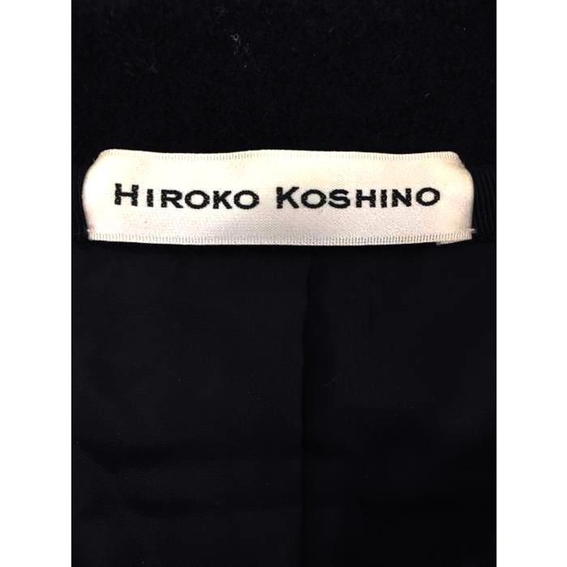 ヒロココシノ HIROKO KOSHINO ステッチデザイン ウールジャケット