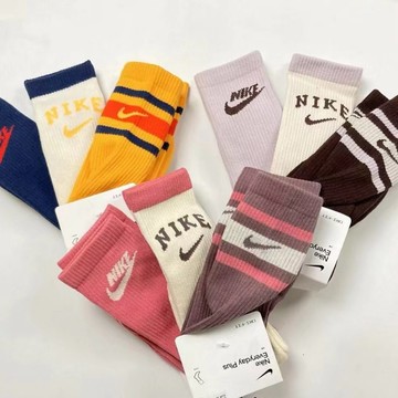 Nike EVERYDAY CREW 三色混搭 復古襪 小腿襪 長襪 DX7665 男女款襪子 厚底襪 毛巾底