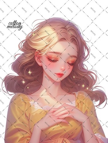 original sticker no.1902 人物貼紙 原創貼紙 原創人物貼紙 裝飾貼紙 cotton melody