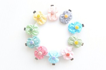 Baby蝴蝶髮夾-水玉系列