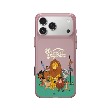 iPhone 17 Pro Max Clear (相機按鈕) 晶醺玫 - Disney - Lion King 迪士尼-獅子王 - 獅子王 Le Roi lion - Plus fort ensemble